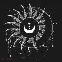 Celestial Sun Moon Astrology Astronomy Pajama Set thumb 2