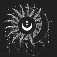 Celestial Sun Moon Astrology Astronomy Tumbler thumb 3