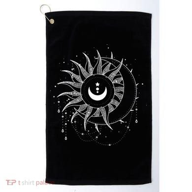 Celestial Sun Moon Astrology Astronomy Golf Towel