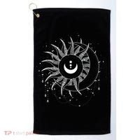 Celestial Sun Moon Astrology Astronomy Golf Towel thumb 0