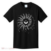 Celestial Sun Moon Astrology Astronomy Kids T-Shirt thumb 0
