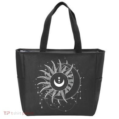 Celestial Sun Moon Astrology Astronomy Tote Bag