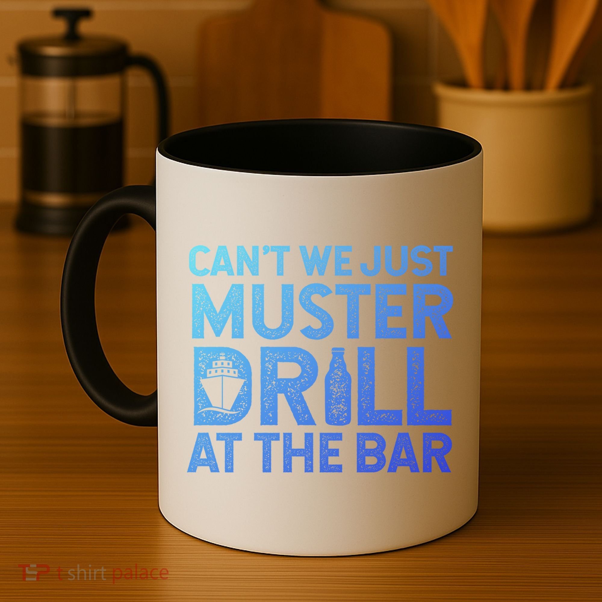 Cruise Ship Muster Drill Funny Drunk Cruise Great Gift Coffee Mug
