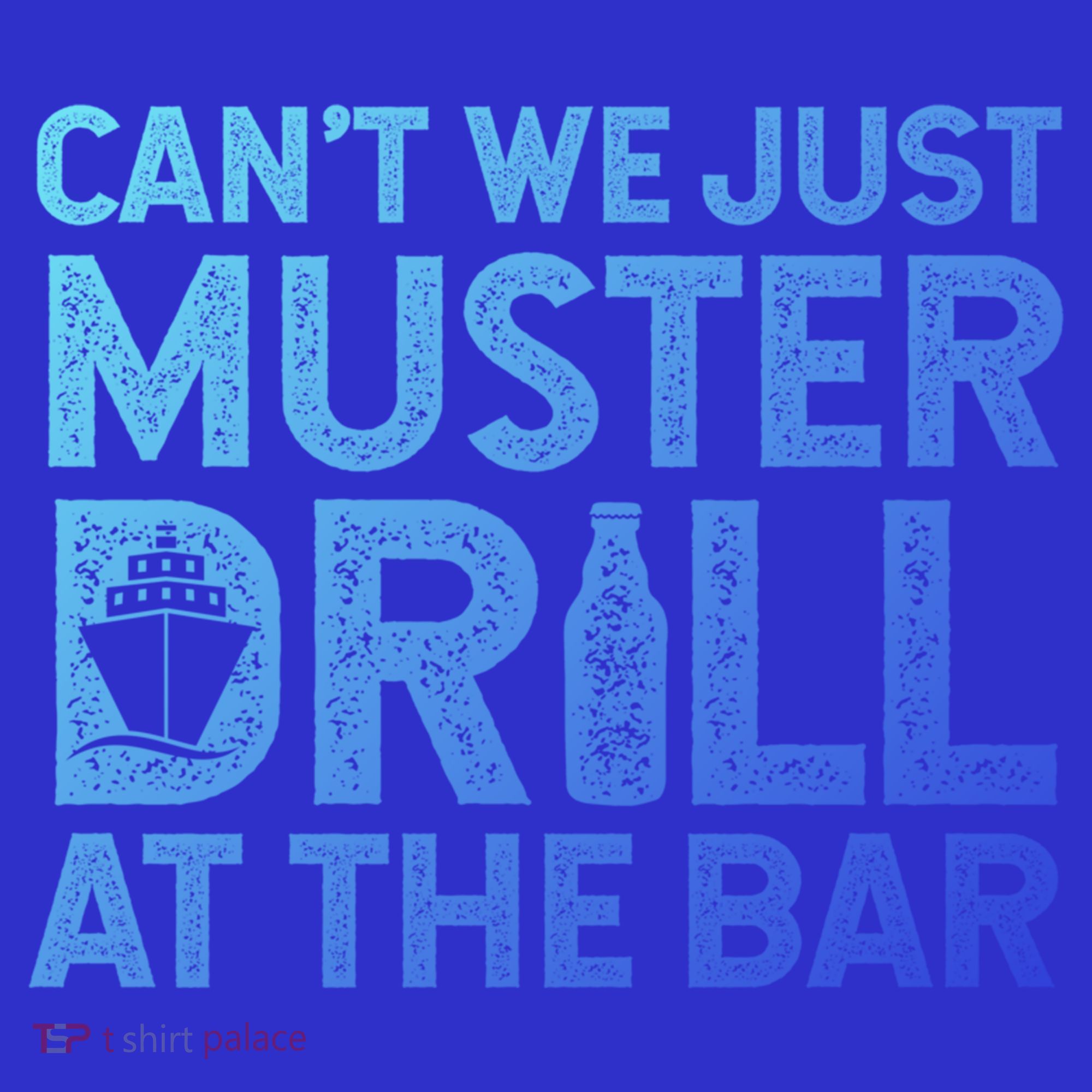 Cruise Ship Muster Drill Funny Drunk Cruise Great Gift Coaster