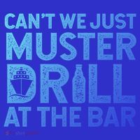 Cruise Ship Muster Drill Funny Drunk Cruise Great Gift Polo thumb 2