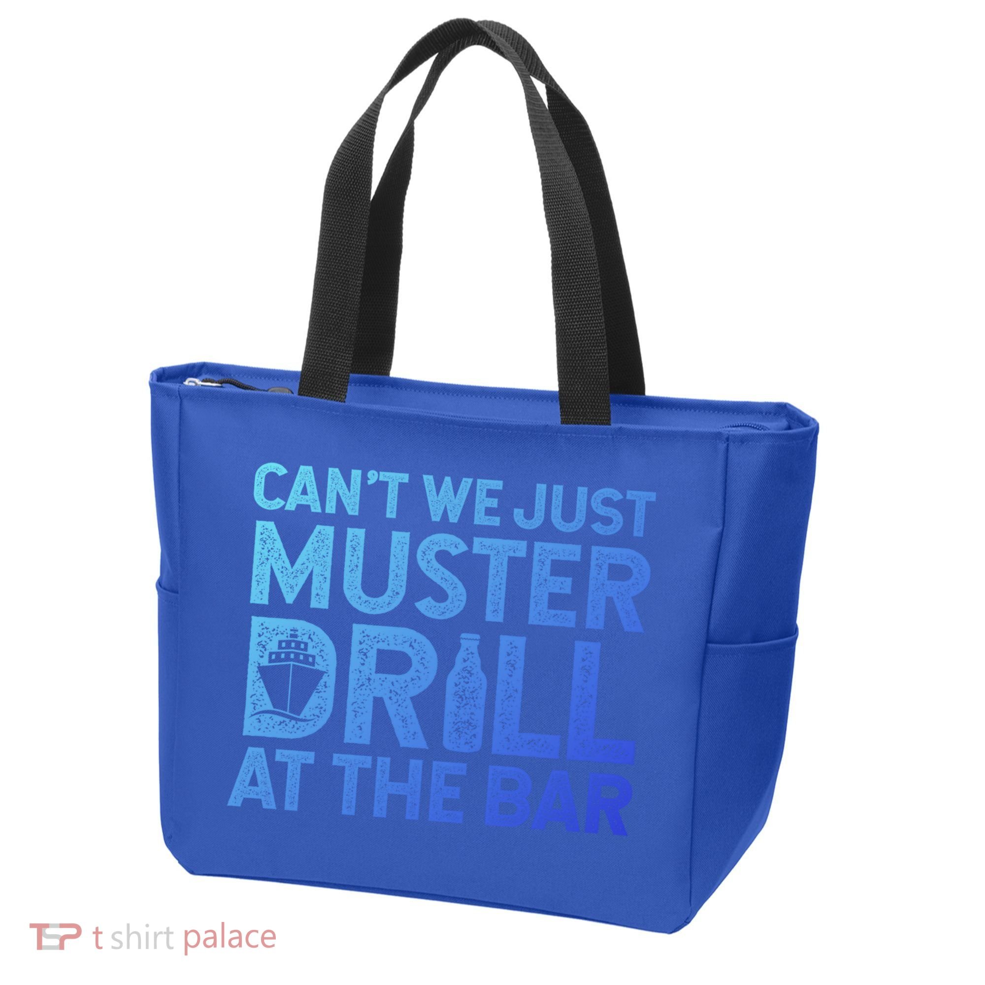 Cruise Ship Muster Drill Funny Drunk Cruise Great Gift Tote Bag