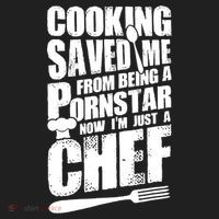 Cooking Saved Me From Being A Pornstar Now I'm Just A Chef Golf Towel thumb 3