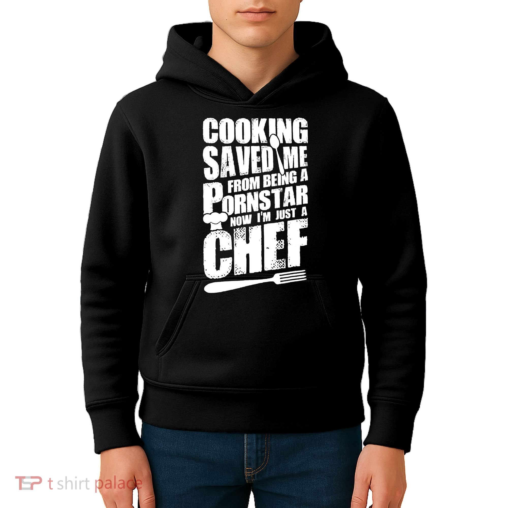 Cooking Saved Me From Being A Pornstar Now I'm Just A Chef Kids Hoodie