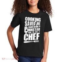 Cooking Saved Me From Being A Pornstar Now I'm Just A Chef Kids T-Shirt thumb 2