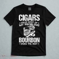 Cigars Solve Most Of My Problems Bourbon Does The Rest Sweatshirt T-Shirt thumb 5