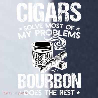 Cigars Solve Most Of My Problems Bourbon Does The Rest Sweatshirt Sport-Tek Competitor United Soccer Jersey