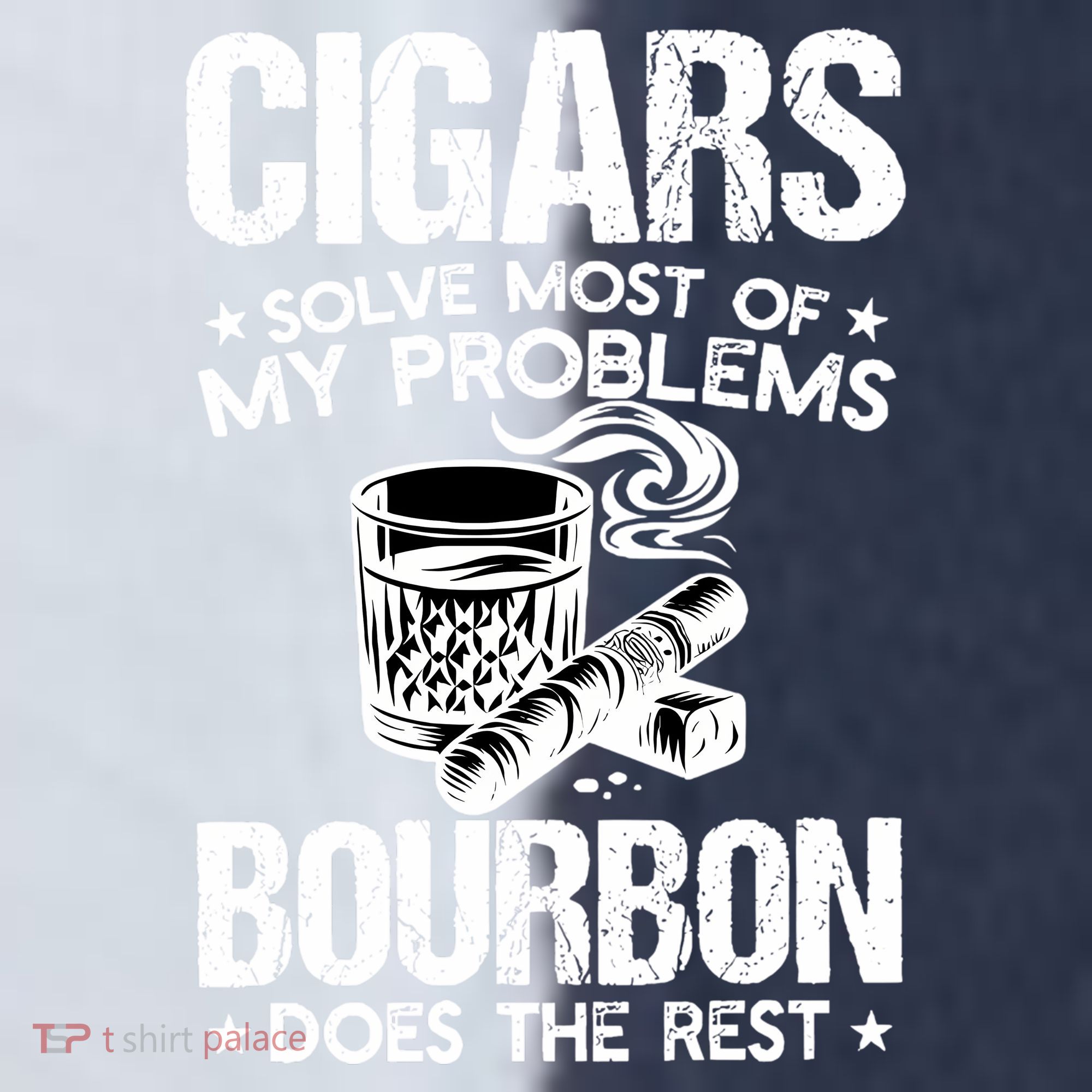 Cigars Solve Most Of My Problems Bourbon Does The Rest Sweatshirt Sport-Tek Competitor United Soccer Jersey