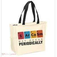 Chemistry Sarcasm May Occur Periodically Periodic Table Tote Bag thumb 2