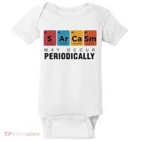 Chemistry Sarcasm May Occur Periodically Periodic Table Baby Bodysuit thumb 0