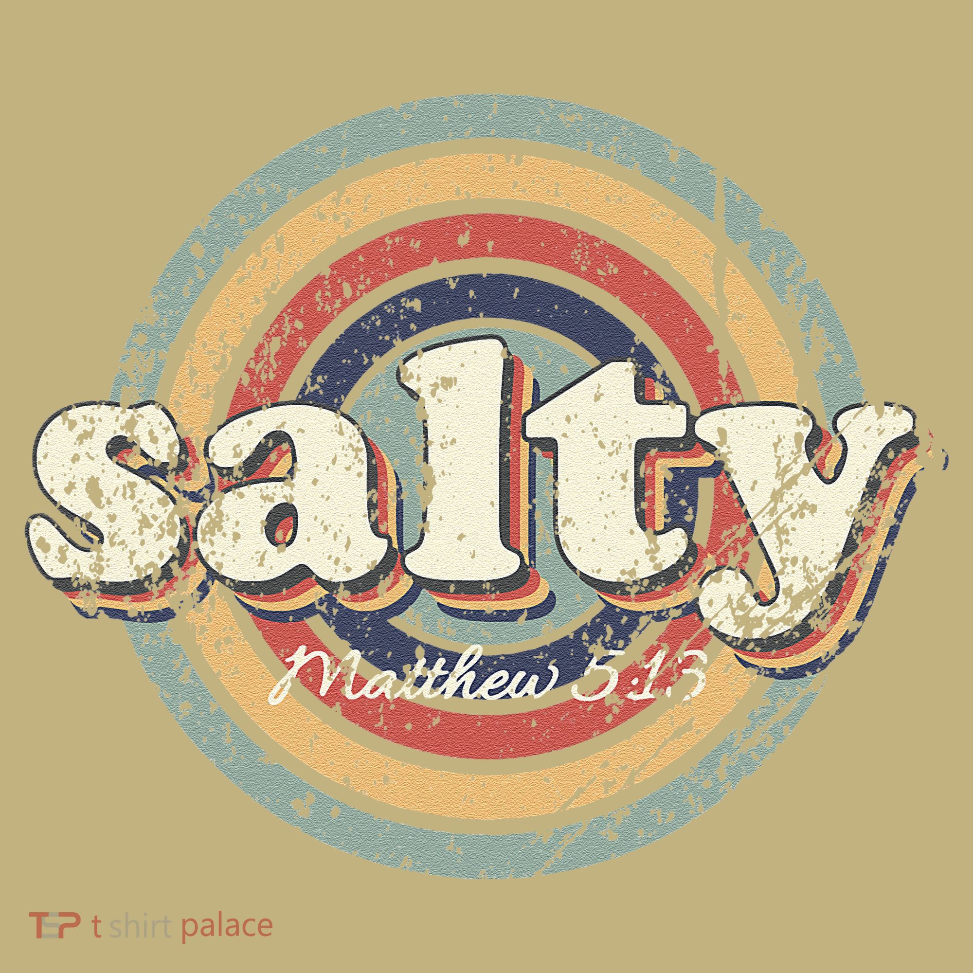 Christian Salty Matthew 513 Bible Verse Jesus Faith Vintage T-Shirt