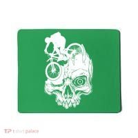 Cool Skull Mountain Biker Illustration Mousepad thumb 0