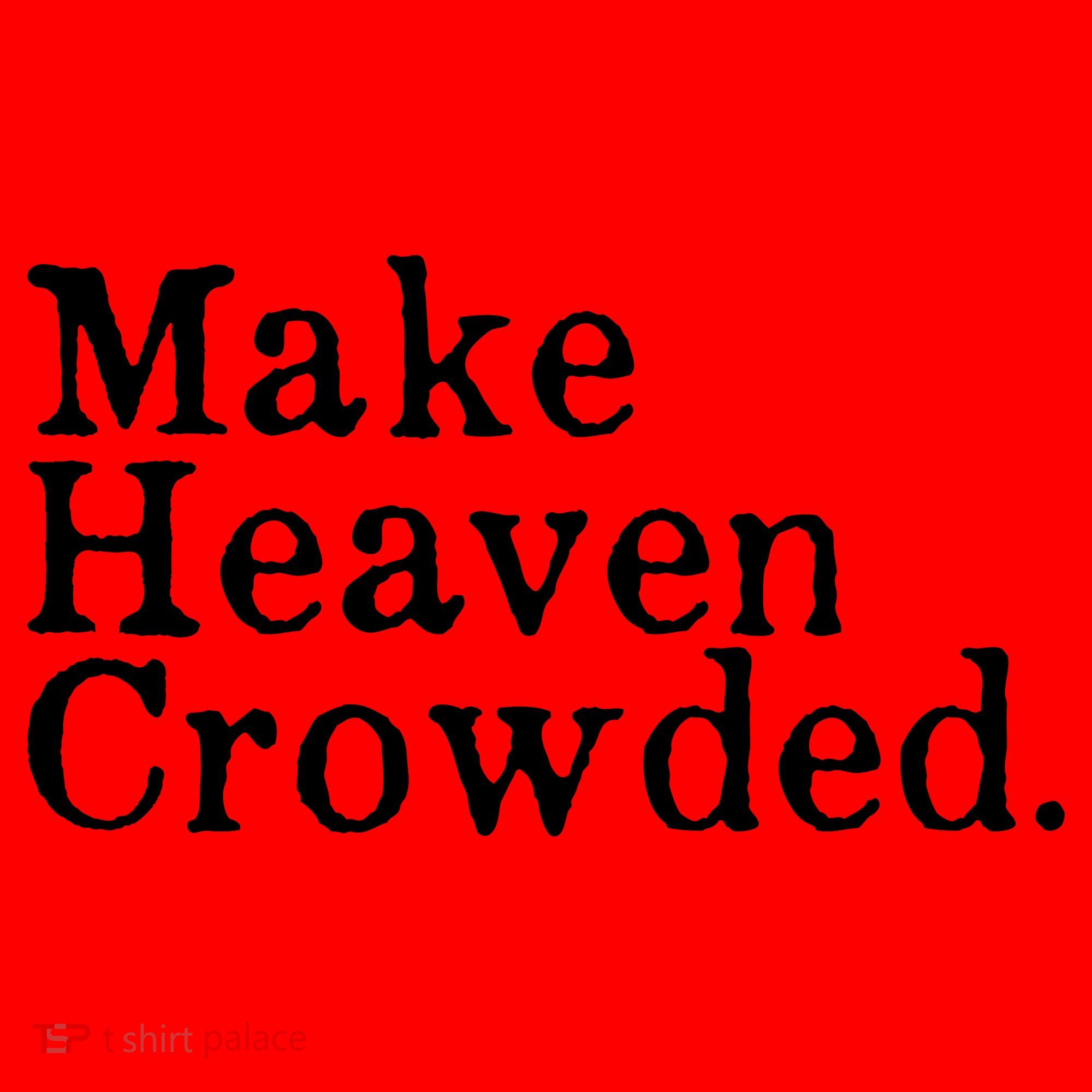 Christian Streetwear Make Heaven Crowded Santa Hat