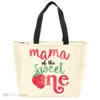 Cute Strawberry Mama Of The Sweet One Tote Bag thumb 0