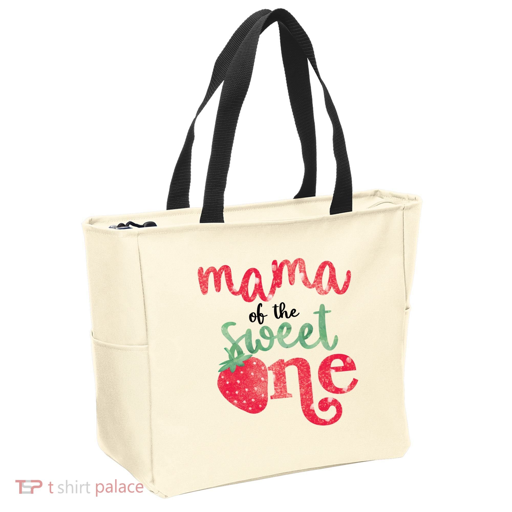 Cute Strawberry Mama Of The Sweet One Tote Bag