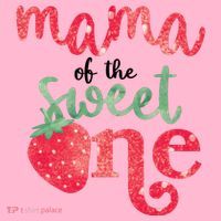Cute Strawberry Mama Of The Sweet One Coaster thumb 2
