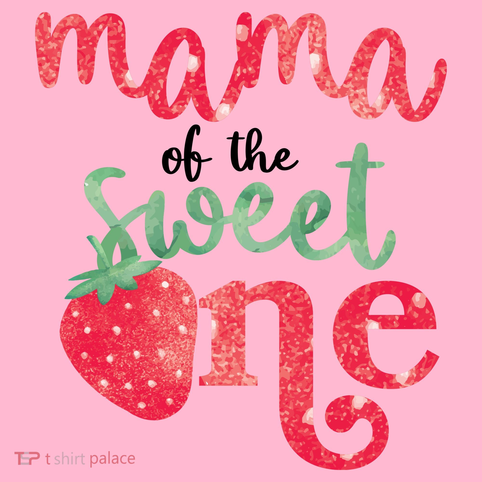 Cute Strawberry Mama Of The Sweet One Coaster