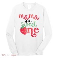 Cute Strawberry Mama Of The Sweet One Long Sleeve Shirt thumb 0