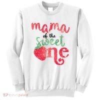 Cute Strawberry Mama Of The Sweet One Sweatshirt thumb 0