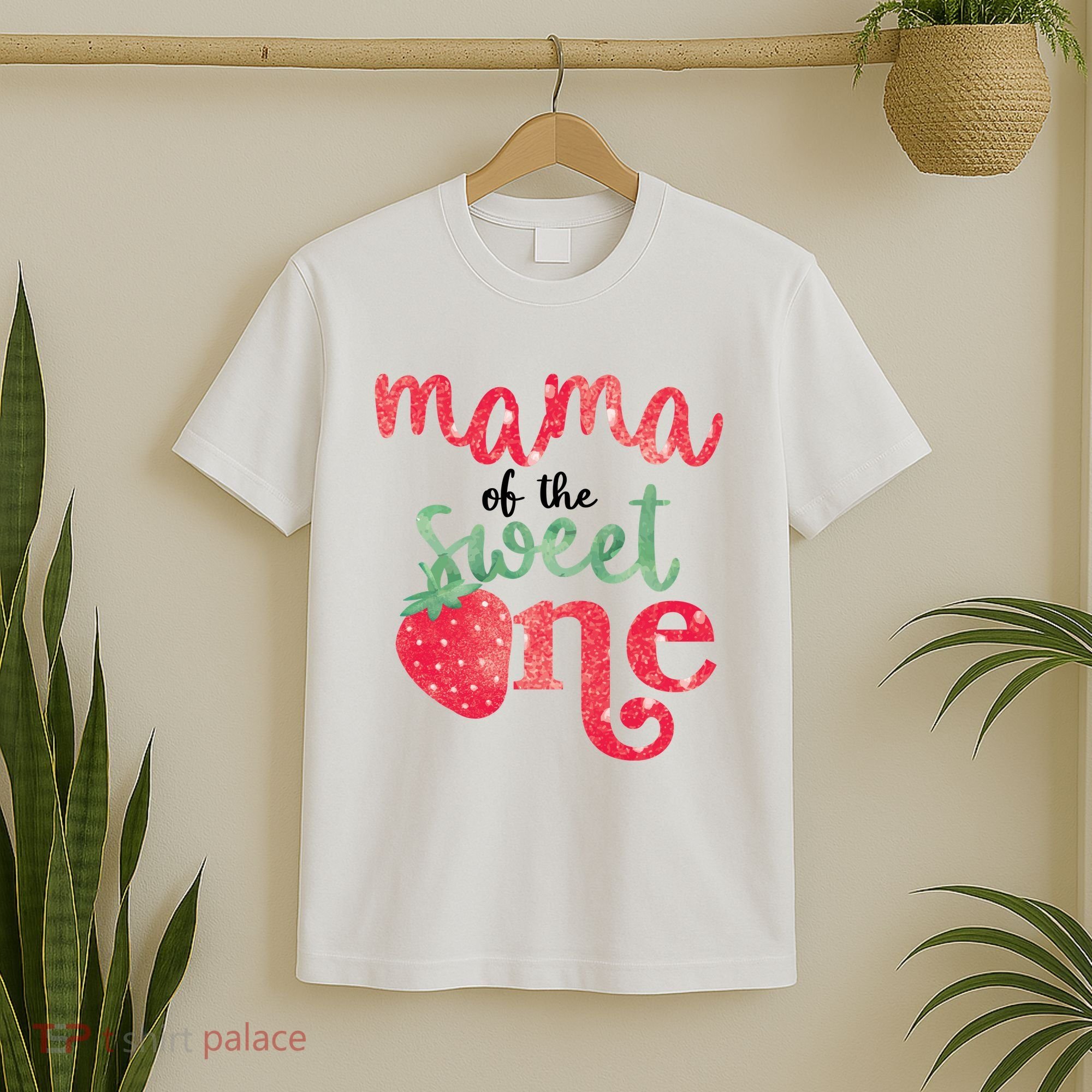 Cute Strawberry Mama Of The Sweet One T-Shirt