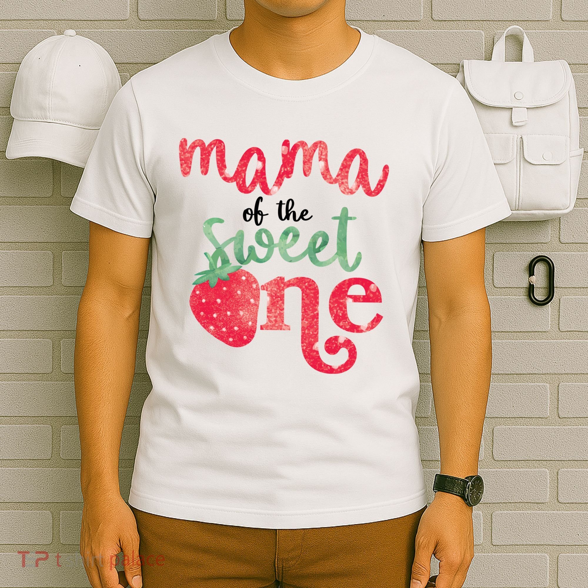 Cute Strawberry Mama Of The Sweet One T-Shirt
