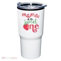 Cute Strawberry Mama Of The Sweet One Tumbler thumb 0