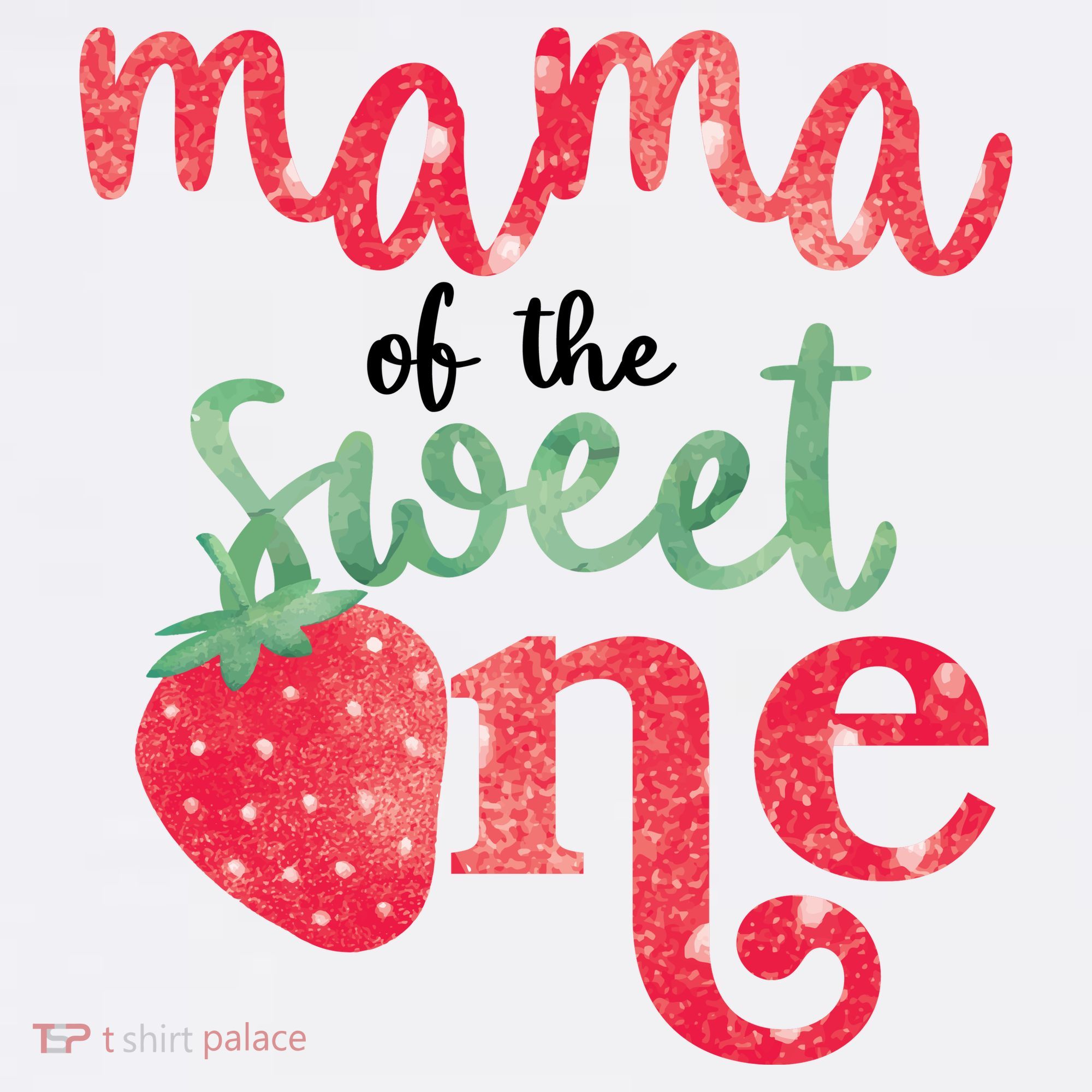 Cute Strawberry Mama Of The Sweet One Mousepad