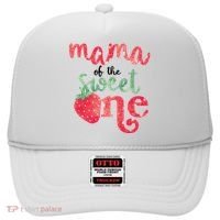 Cute Strawberry Mama Of The Sweet One Hat thumb 0