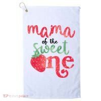 Cute Strawberry Mama Of The Sweet One Golf Towel thumb 0