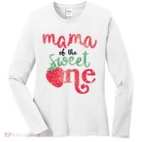 Cute Strawberry Mama Of The Sweet One Women's Long Sleeve Shirt thumb 0