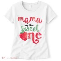 Cute Strawberry Mama Of The Sweet One Women's T-Shirt thumb 0