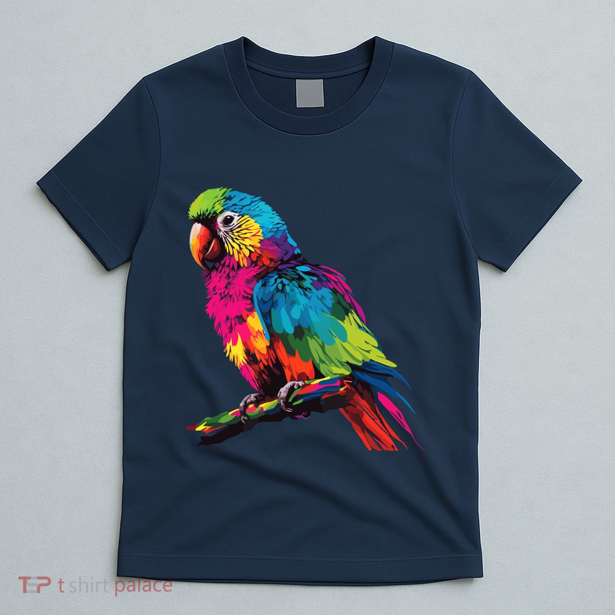 Colorful Scarlet Macaw Parrot Bird For Lover Birdwatching T-Shirt