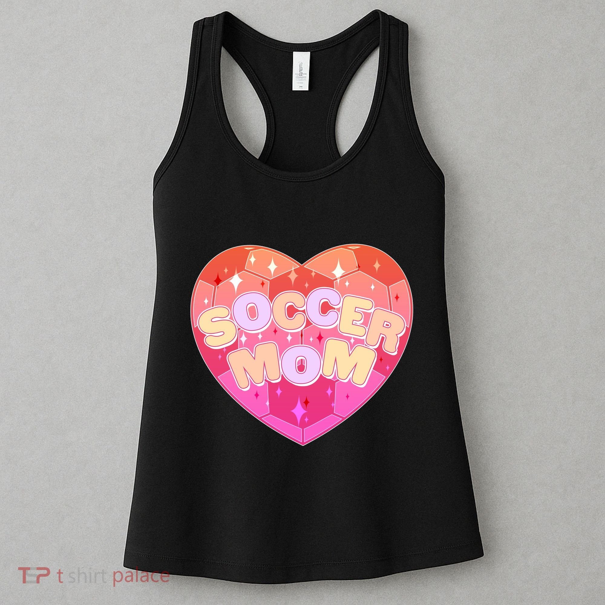 Cute Soccer Mom Soccer Ball Heart Women's Tank Top