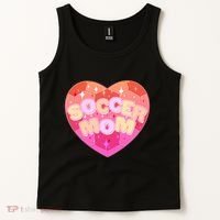 Cute Soccer Mom Soccer Ball Heart Tank Top thumb 2