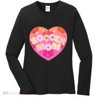 Cute Soccer Mom Soccer Ball Heart Women's Long Sleeve Shirt thumb 0