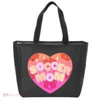 Cute Soccer Mom Soccer Ball Heart Tote Bag thumb 0