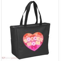 Cute Soccer Mom Soccer Ball Heart Tote Bag thumb 2