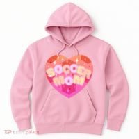 Cute Soccer Mom Soccer Ball Heart Hoodie thumb 0