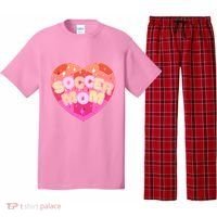 Cute Soccer Mom Soccer Ball Heart Pajama Set thumb 0