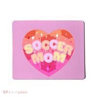 Cute Soccer Mom Soccer Ball Heart Mousepad thumb 0
