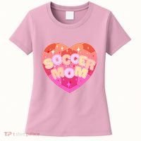 Cute Soccer Mom Soccer Ball Heart Women's T-Shirt thumb 0