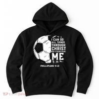 Christian Soccer Men Boys Religious Hoodie thumb 0