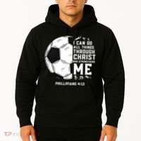 Christian Soccer Men Boys Religious Hoodie thumb 2