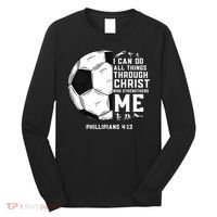 Christian Soccer Men Boys Religious Long Sleeve Shirt thumb 0