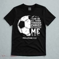 Christian Soccer Men Boys Religious T-Shirt thumb 5
