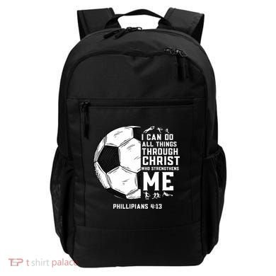 Christian Soccer Men Boys Religious Backpack